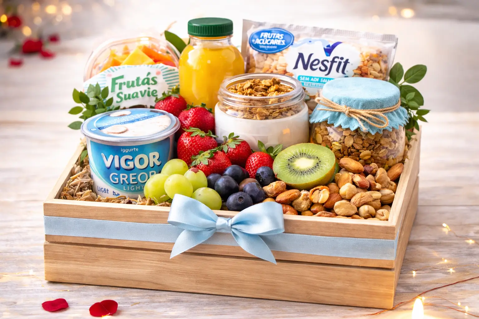 Cesta Café da Manhã Light